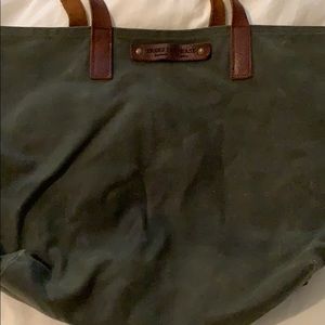 Leather and Canvas tote